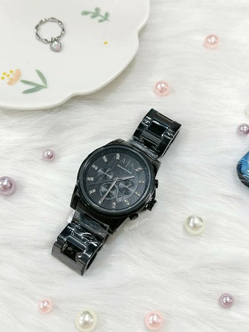 美國代購????台灣現貨 Armani Exchange 男款 不鏽鋼三眼手錶AX2093