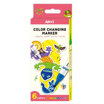 AMOS 6色魔術變色彩色筆 eslite誠品