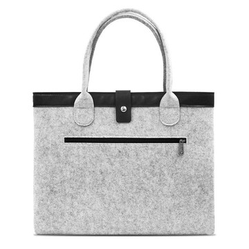 大容量毛氈手提電腦包13寸1415英寸筆記本內膽包便攜加固手提包【益三和】可開發票