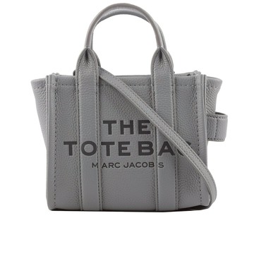 [平輸]MARC  JACOBS THE LEATHER TOTE 粒面皮革迷你托特包(灰色)