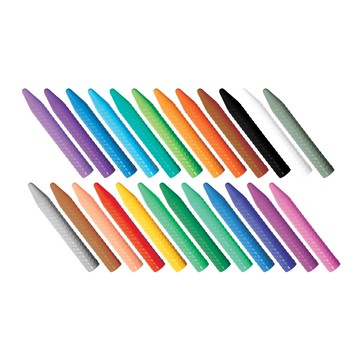 haku yoka 螺旋蠟筆 24色  天然蜂蠟  不易沾手  可水洗  1盒