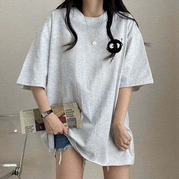 照片拍不出ta的美~ 短袖 短袖上衣 日系上衣 oversize t恤 短袖T恤 韓國短袖 正肩 t恤 純棉 t恤 現貨