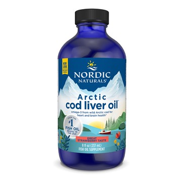 Nordic Naturals Arctic Cod Liver Oil Strawberry 8 fl oz