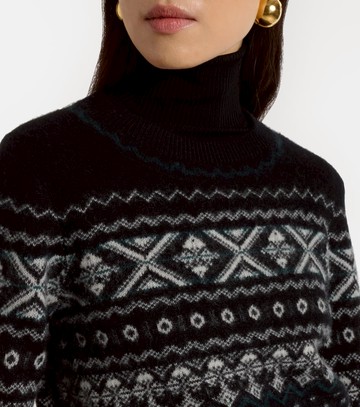 Vince Fair Isle cashmere sweater