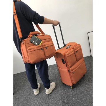 出口旅行包可套拉桿箱多功能登機包單肩斜跨手提短途行李包子母包