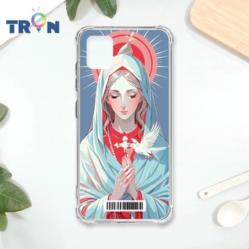 TRON 三星 NOTE 10 LITE 聖母水彩 四角防摔載具殼 軟殼 手機殼