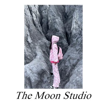 Y2k千禧粉色搞怪長袖衛衣女二次元亞比可愛Kitty重工長褲運動套裝