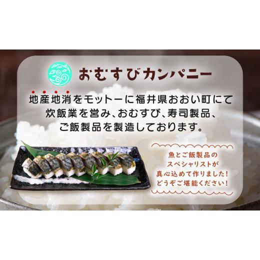 ふるさと納税 福井県 おおい町 「11月〜4月お届け」こだわりの鯖寿司 3本セット