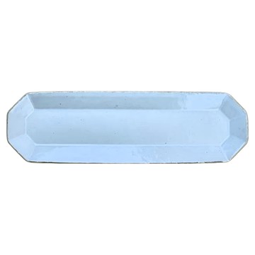 壽山窯美濃燒 angle系列長盤 日本產 前菜盤  25cm  米白色  1個