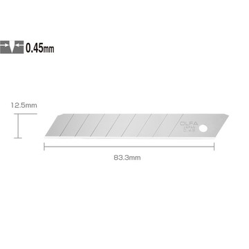 【阿翔小舖】『OLFA』新款中型美工刀片MTB-10B  10片裝  厚0.45mm