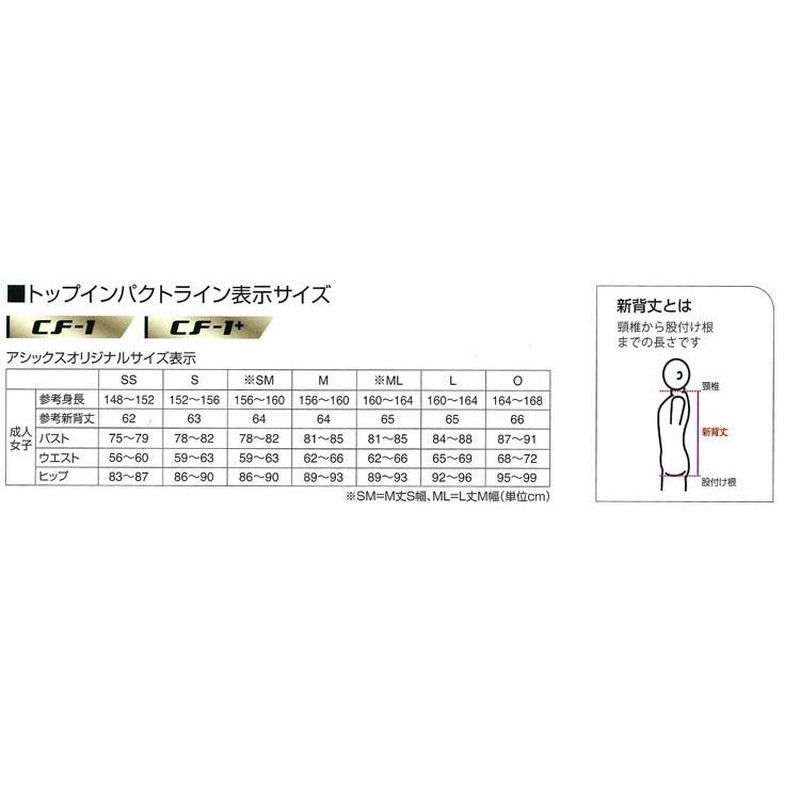 アシックス スイム レディース 競泳水着 トップインパクトライン TOP
