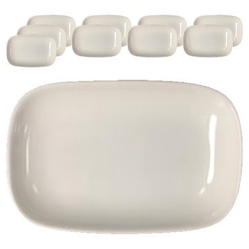 大同磁器 5吋毛巾碟 10入組 - 簡約設計 餐桌小菜良伴  單色  1組