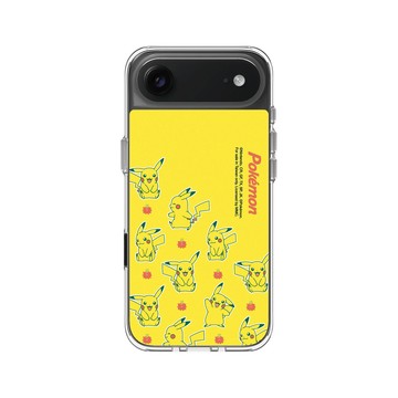 iPhone Air Clear Case（相機按鈕） 透明 - 寶可夢 Pokemon - 多彩系列-皮卡丘大集合