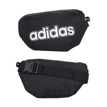 ADIDAS 小型腰包-斜背包 側背包 臀包 愛迪達 HT4777 黑白