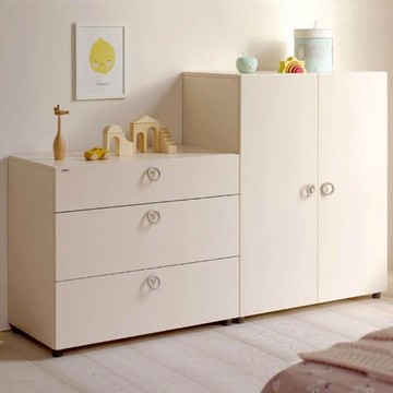 【iloom 怡倫家居】EDDI KIDS 800型 衣櫃+3層抽屜櫃 收納衣櫃 衣櫥 兒童衣櫃 抽屜櫃 櫃子 書櫃