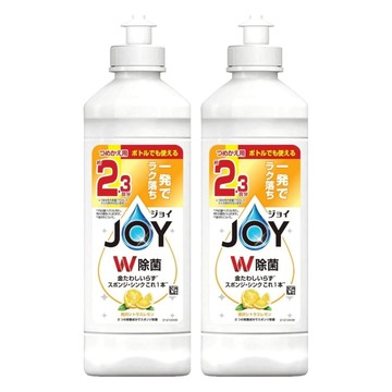 JOY W 除菌潔淨洗碗精補充瓶 檸檬  2個  300ml