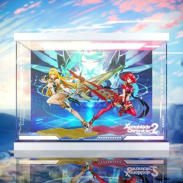 客制.異度神劍2 異度之刃2 天之圣盃 光焰手辦 雙人展示盒