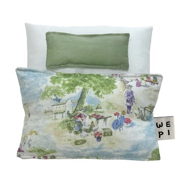 迷你普羅旺斯娃娃寢具/手工製作迷你娃娃禮物微型坐墊玩