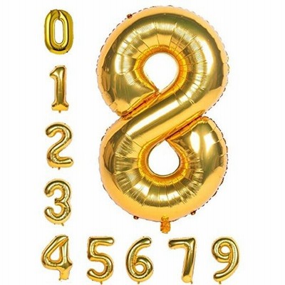 100cm ゴールデン 誕生日 バルーン 数字 数字8 誕生日 パーティー 飾り風船 0 9 デコレーション装飾 40インチ 大きい バ 通販 Lineポイント最大get Lineショッピング