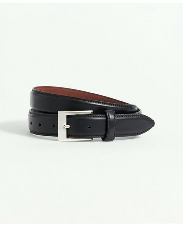 Brooks Brothers Men's Cordovan Leather Belt | Black | Size 32