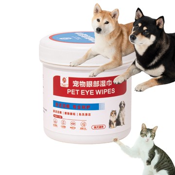 威瑪索 寵物濕巾/犬貓用眼部擦拭淚痕濕巾-瓶裝200片