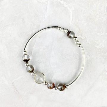 | 彎管系列 |幽靈交錯 白幽靈 紅幽靈 ( S925純銀x手鍊x客製化。)