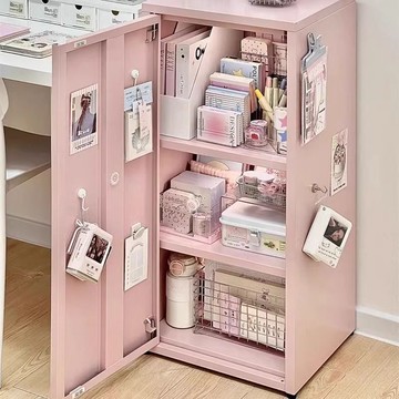 LED燈帶 LED燈條 裝飾燈 連接可裁剪多巴胺書桌抽屜式收納柜儲物柜學生書架本文具帶密碼鎖桌面直銷