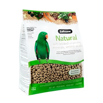 ZuPreem 路比爾 蔬果滋養大餐鳥飼料 添加維生素 礦物質 氨基酸  3lb  1袋