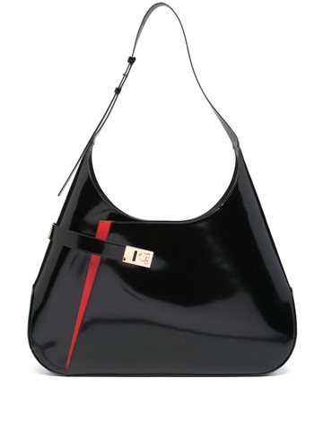 Ferragamo - extra large Hobo shoulder bag - women - Leather - One Size - Black