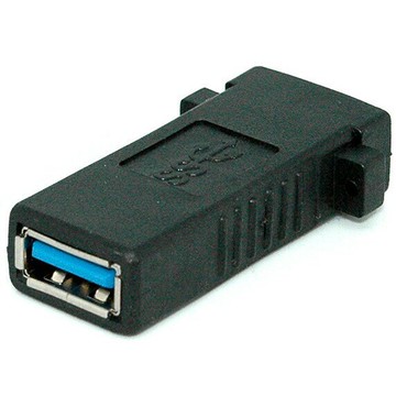 USB A母-A母轉接頭帶螺絲孔