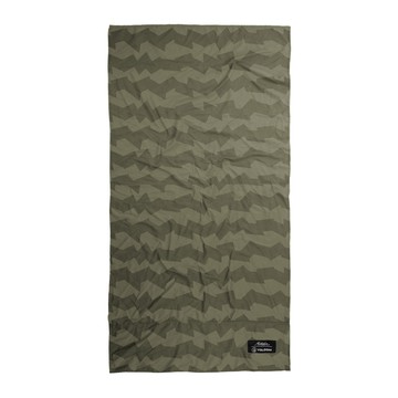 【Matador】鬥牛士旅遊玩水必備Volcom聯名Packable Beach Towel 超輕量速乾沙灘墊(虎斑綠)(台灣總代貨源)  禮物 情人節 夏季必備