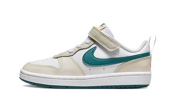 PS NIKE COURT BOROUGH LOW 2 CREAM TEAL
