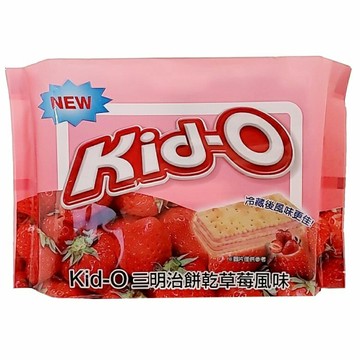 KID-O 日清三明治餅乾(草莓風味-340g) [大買家]