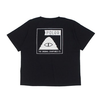 日本限定POLER FURRY FONT TEE 毛毛字 寬鬆版型短袖T恤 黑 - L
