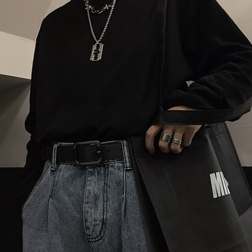 全店免運港風小皮帶男女潮韓版ulzzang百搭簡約ins年輕人網紅原宿針扣腰帶