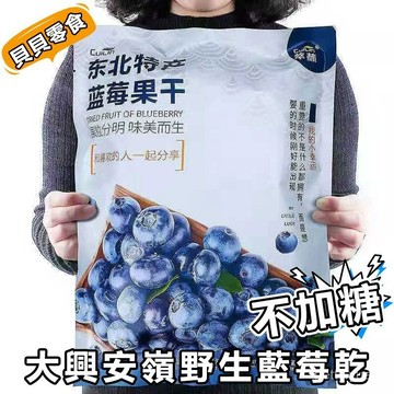 藍莓乾  獨立小包裝1kg 野生藍莓乾 小藍莓 果乾 藍莓乾大興安嶺野生藍莓乾無添加劑東北特產藍梅果乾500g U5AL