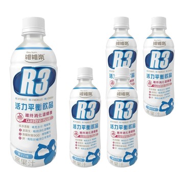 Glory Nutria 維維樂 R3活力平衡飲品PLUS  5瓶  500ml