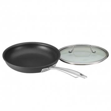 【Cuisinart 美膳雅】專業不沾抗刮超硬陽極系列-單柄煎鍋24cm (DSA22-24GTW)