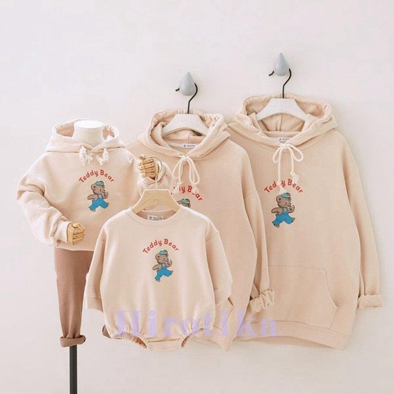 親子ペアルック 赤ちゃん パーカー 秋冬 スウェット フード付きトレーナー カバーオール ロンパース 長袖 家族お揃い 家族写真 お揃いコーデ 親子コーデ ベビー 通販 Lineポイント最大0 5 Get Lineショッピング