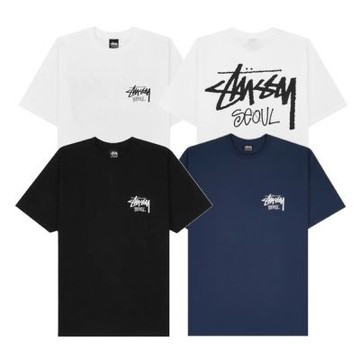 Stussy Stock Seoul T-Shirt 短T 白/黑/海軍藍 3903980