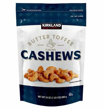 [COSCO代購6] D1510336 Kirkland Signature 科克蘭 奶油太妃風味腰果 680公克