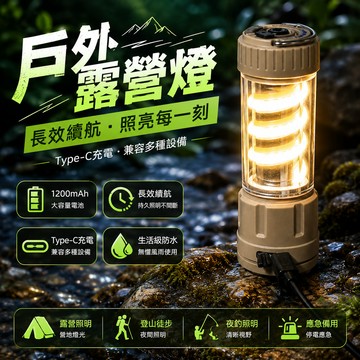 ✨台灣出貨✨充氛圍露營燈 戶外露營燈 戶外照明燈 兩檔可調 氛圍露營燈 防水露營燈 LED充電燈 露營燈 氛圍燈 補光燈