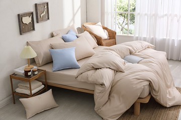 100%萊塞爾天絲-床包兩用被組-白鷺灣-台灣製造