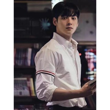 潮牌TB襯衫楊洋明星同款白色襯衫輕奢帥氣高級感襯衣氣質男女情侶