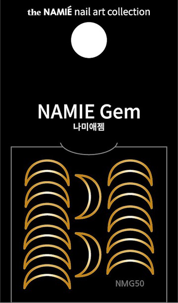 【專業用】NAMIE Gem 美甲裝飾藝術貼紙 Normal Metallic 50