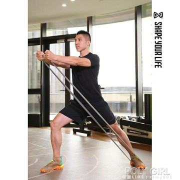 ☆樂天精選趁早SHAPE瑜伽健身彈力帶拉伸帶開肩訓練運動阻力帶0Q1023 雙11全館免運