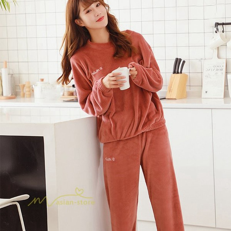 パジャマ レディース ルームウェア 秋冬 綿 セットアップ 長袖 上下セット ナイトウェア 女性 大人 韓国風 秋パジャマ 部屋着 寝巻き オシャレ 可愛い 温かい 通販 Lineポイント最大get Lineショッピング