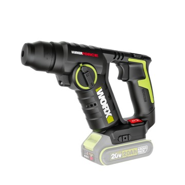 WORX 20V 20mm 無刷  無碳 鋰電 錘鑽 電錘 鎚鑽 鋰電無刷免出力電錘 無碳刷鋰電兩用電錘 WU380S.9