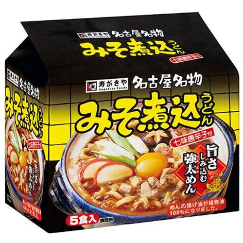 (寿がきや　5食入みそ煮込うどん460g「92g（めん80g）×5食」×6個×2セット