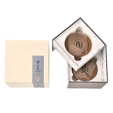 FushanKodo 富山香堂 3.5H盤香40片 + 蓮花香座  伊利安225